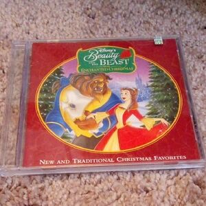 (2 for $20) Disney Beauty and the Beast Enchanted Christmas CD,  No Scratces.